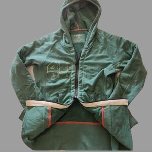 Slow Fashion 100% cotton‎ hoodie with double zip, Rogan NYC, Made In Peru.